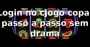 Login no cjogo copa: passo a passo sem drama ⚽
